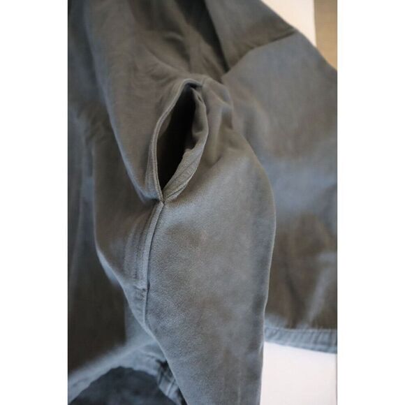 Yeezy GAP Engineered by Balenciaga Men's Sz L Dark Green Sateen Anorak - Picture 9 of 12